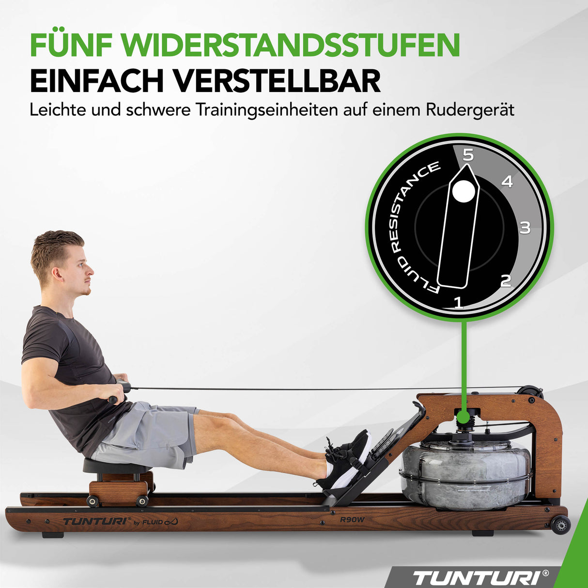 Tunturi Signature R90W Rudergerät by Fluid