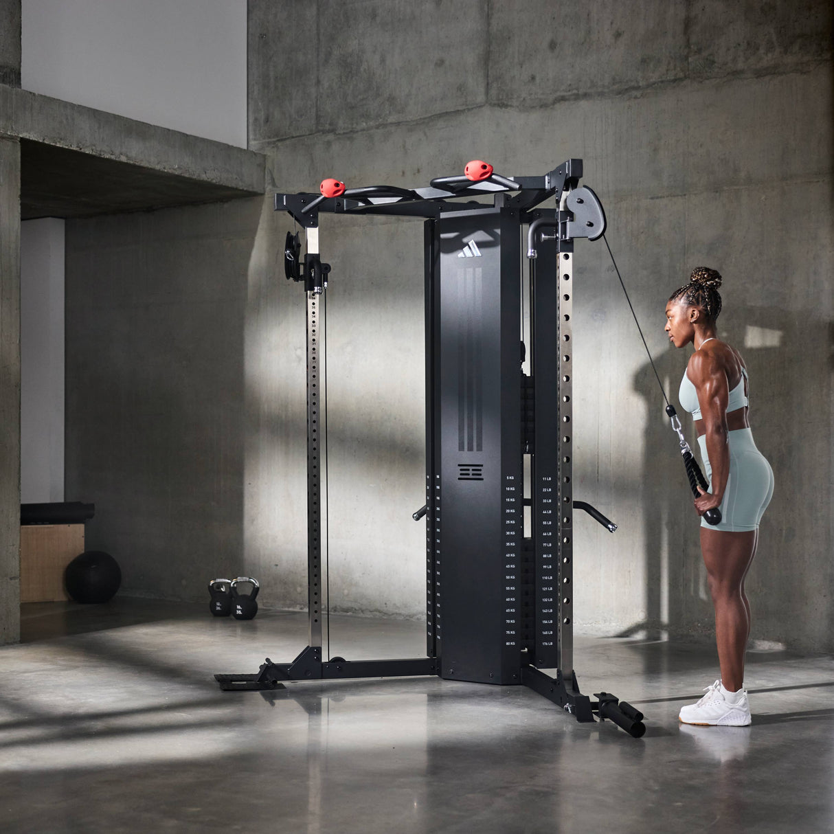 adidas Cable Crossover - Kabelzugstation mit Rack