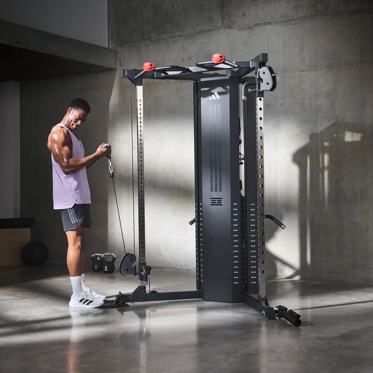 adidas Cable Crossover - Kabelzugstation mit Rack