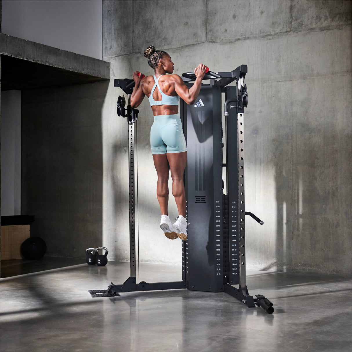 adidas Cable Crossover - Kabelzugstation mit Rack