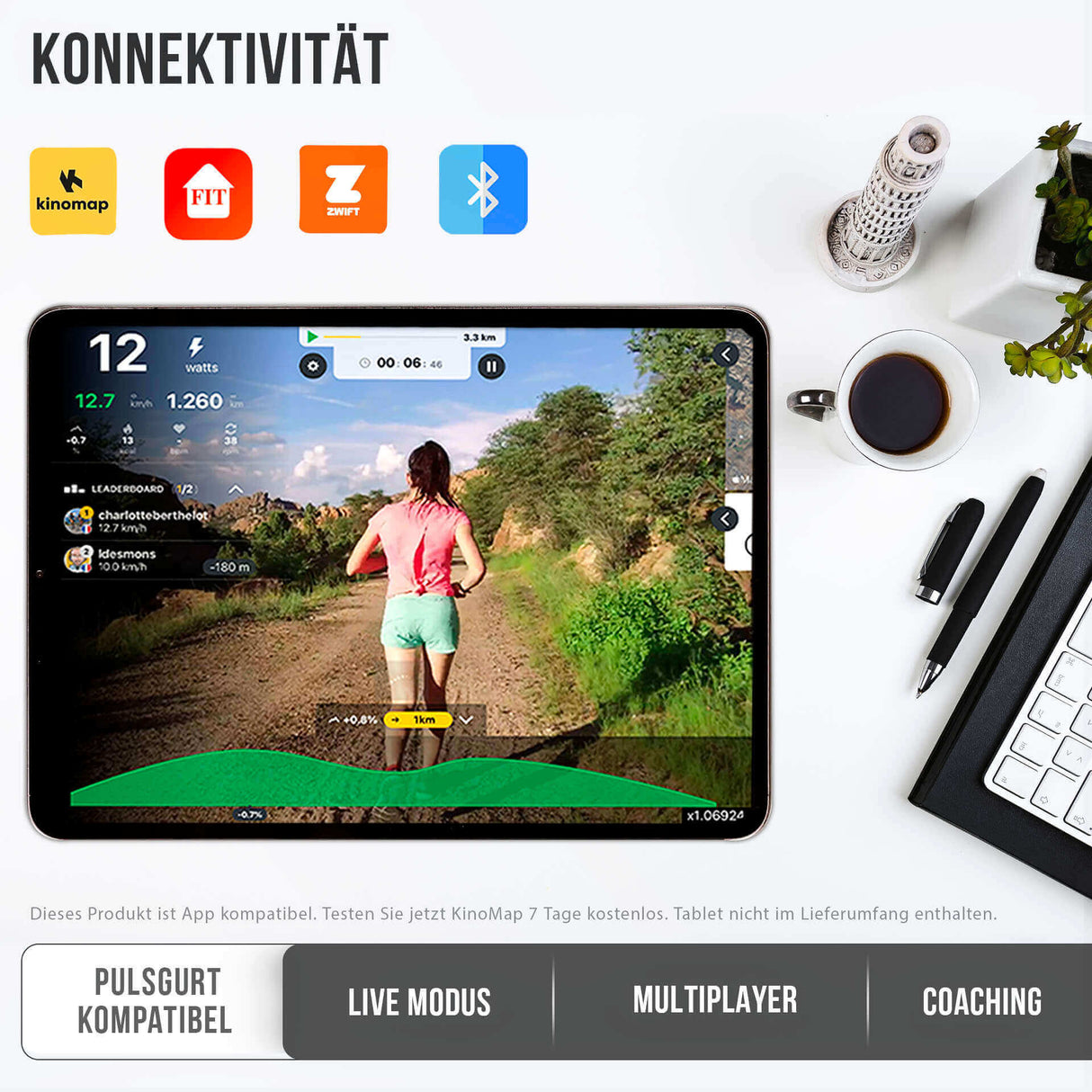 Christopeit Walking Pad 4.2 Holzdesign