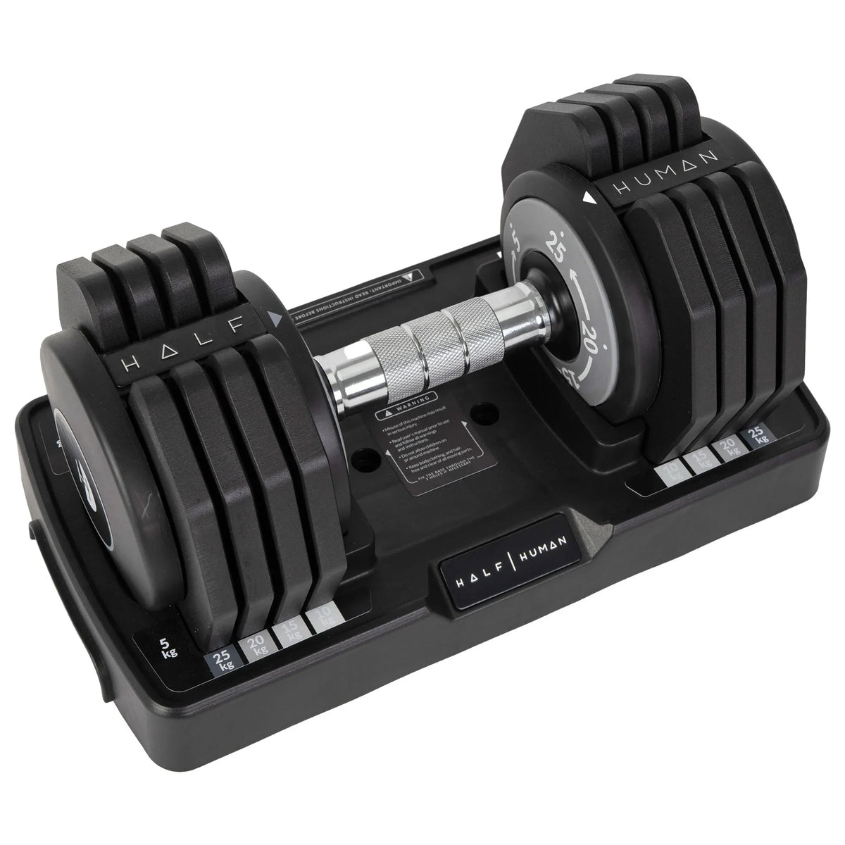 Half Human 2x 25kg verstellbares Hantel-Set