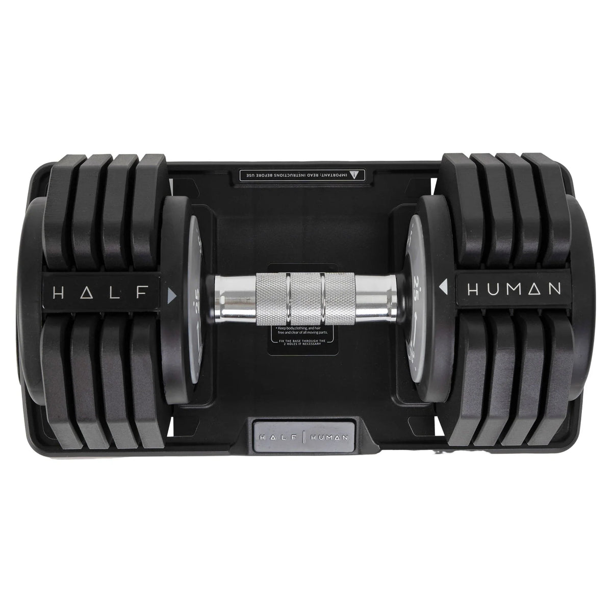 Half Human 2x 25kg verstellbares Hantel-Set