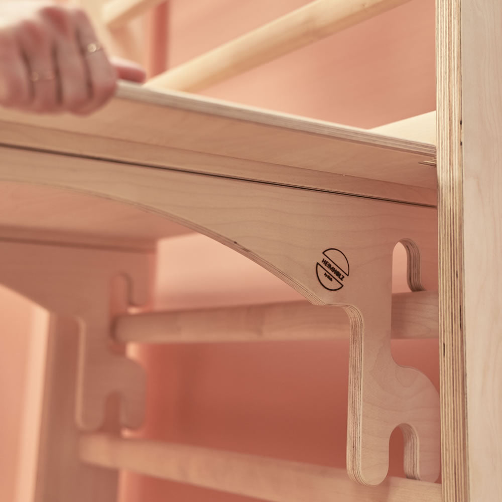 Heimholz Schreibtisch Modul Birke für Sprossenwand