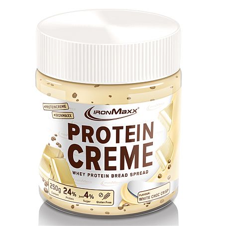 IronMaxx® Eiweißaufstrich Protein Creme (250g) White Choc-Crisp