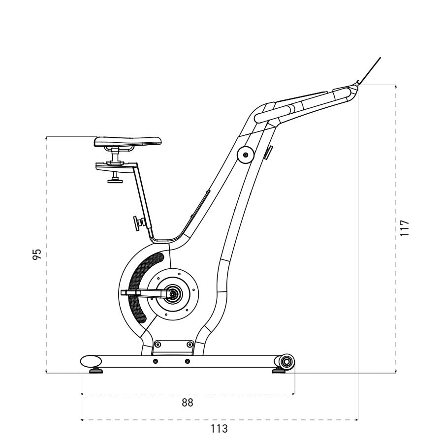 NOHRD Bike V.2 Eiche Fahrradergometer