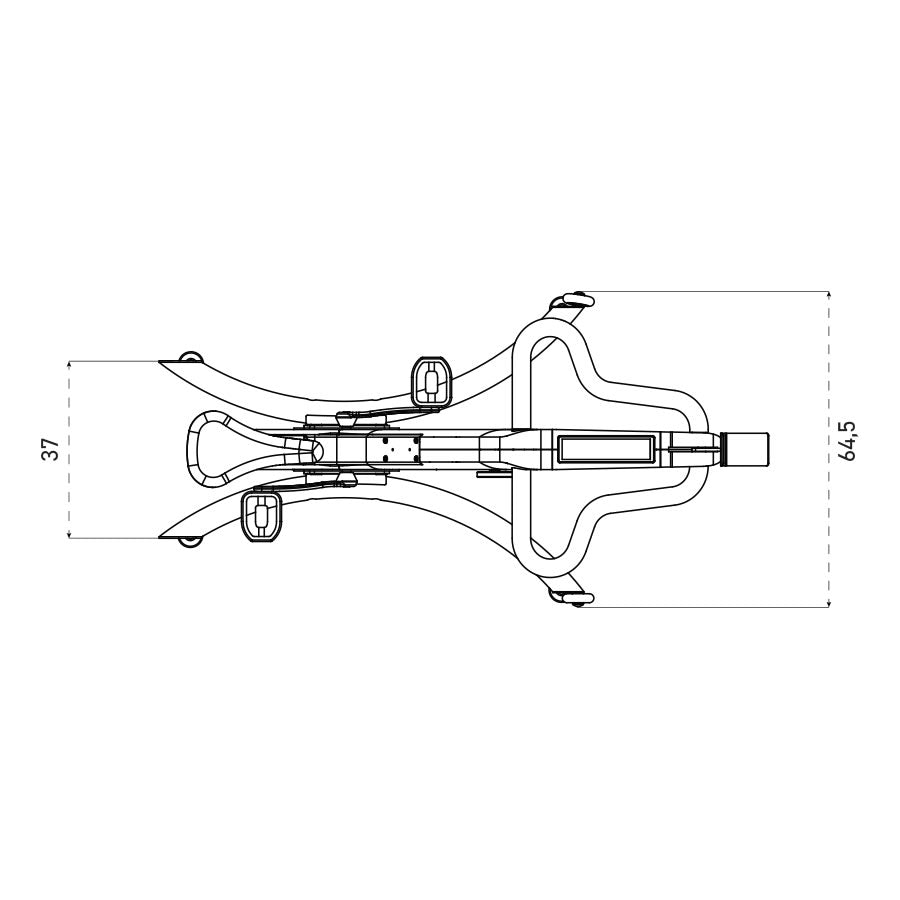 NOHRD Bike V.2 Eiche Fahrradergometer