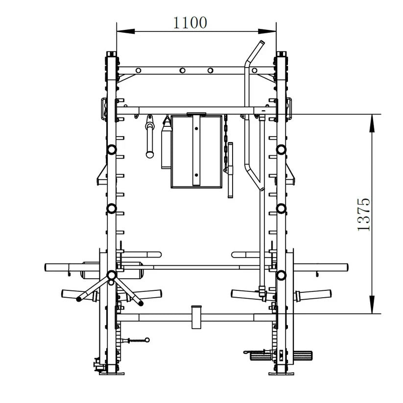 Primal Personal Series Multi Rack System inkl. 2x 90kg Gewichtsblock