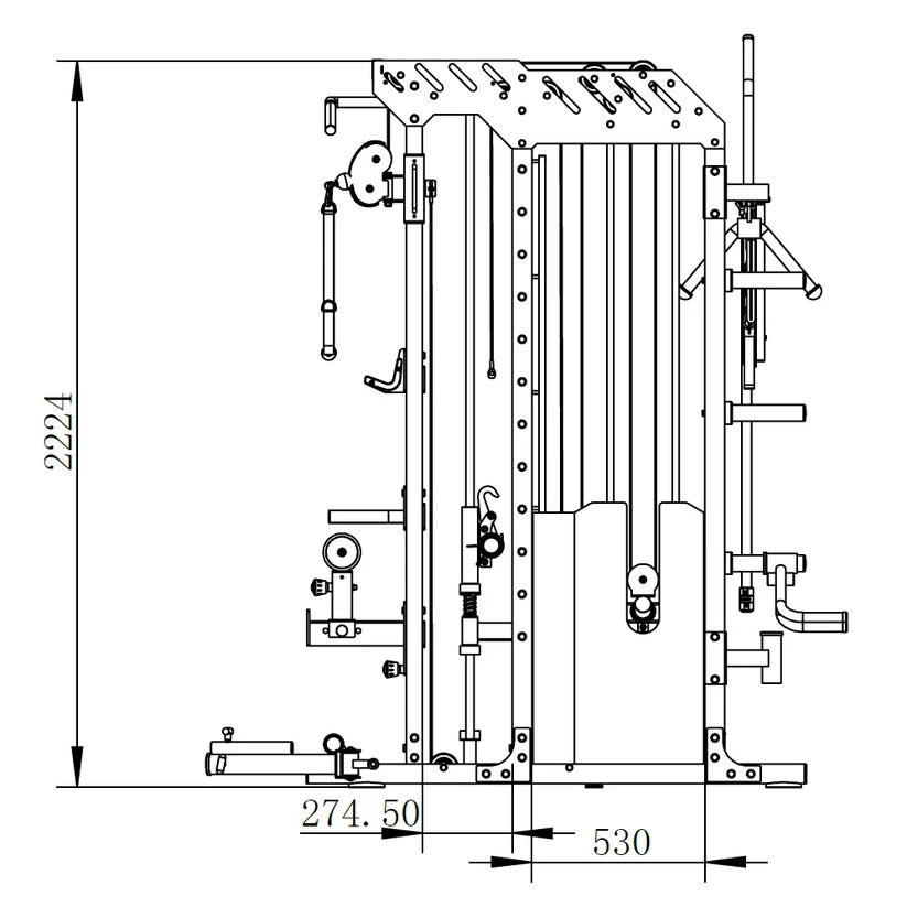 Primal Personal Series Multi Rack System inkl. 2x 90kg Gewichtsblock