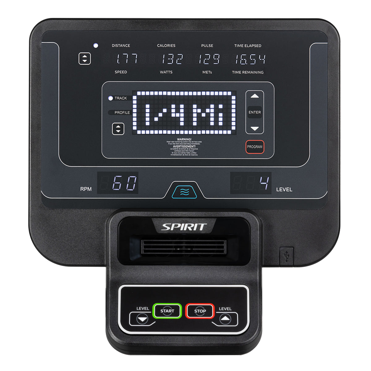 Spirit Fitness Crosstrainer CE800+ LED
