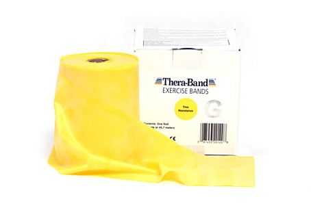 Thera-Band Übungsband klassisch (45,5 m) Leicht/Gelb