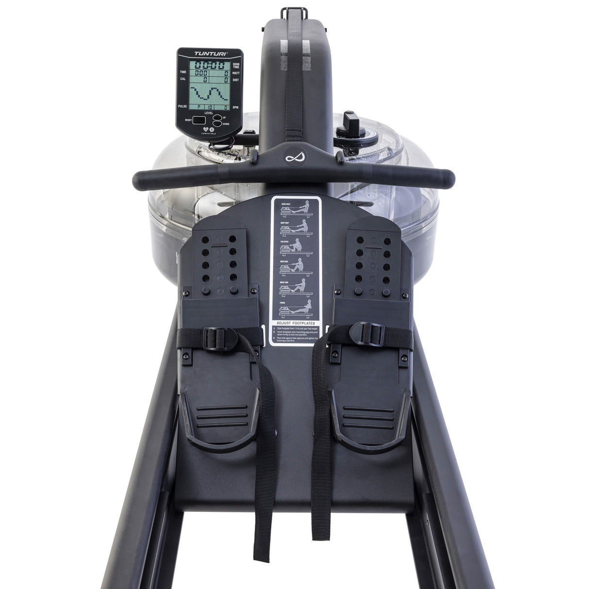 Tunturi Platinum R30W Rower By Fluid Rudergerät (RW30)
