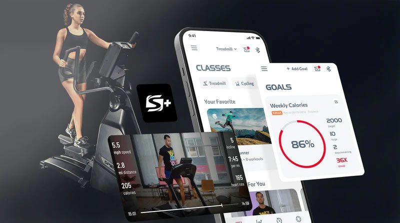 Entdecke Connected Fitness mit den SPIRIT+ und SPIRIT+ Club Apps