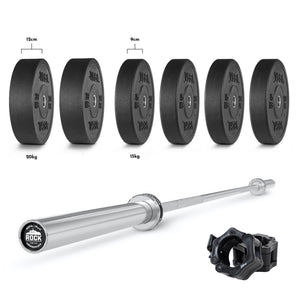Fuel Fitness Hantelset Olympia 100kg inkl. Stange