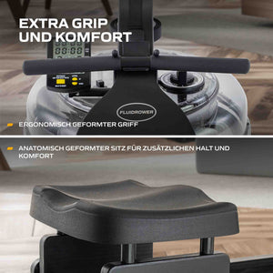 Fluid Rower Rudergerät Apollo Plus Black