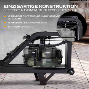 Fluid Rower Rudergerät NEON Pro V Black