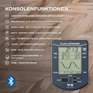 Fluid Rower Rudergerät Viking PRO XL