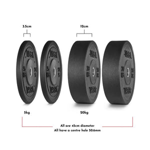 Fuel Fitness Hantelscheibenset Olympia 50kg