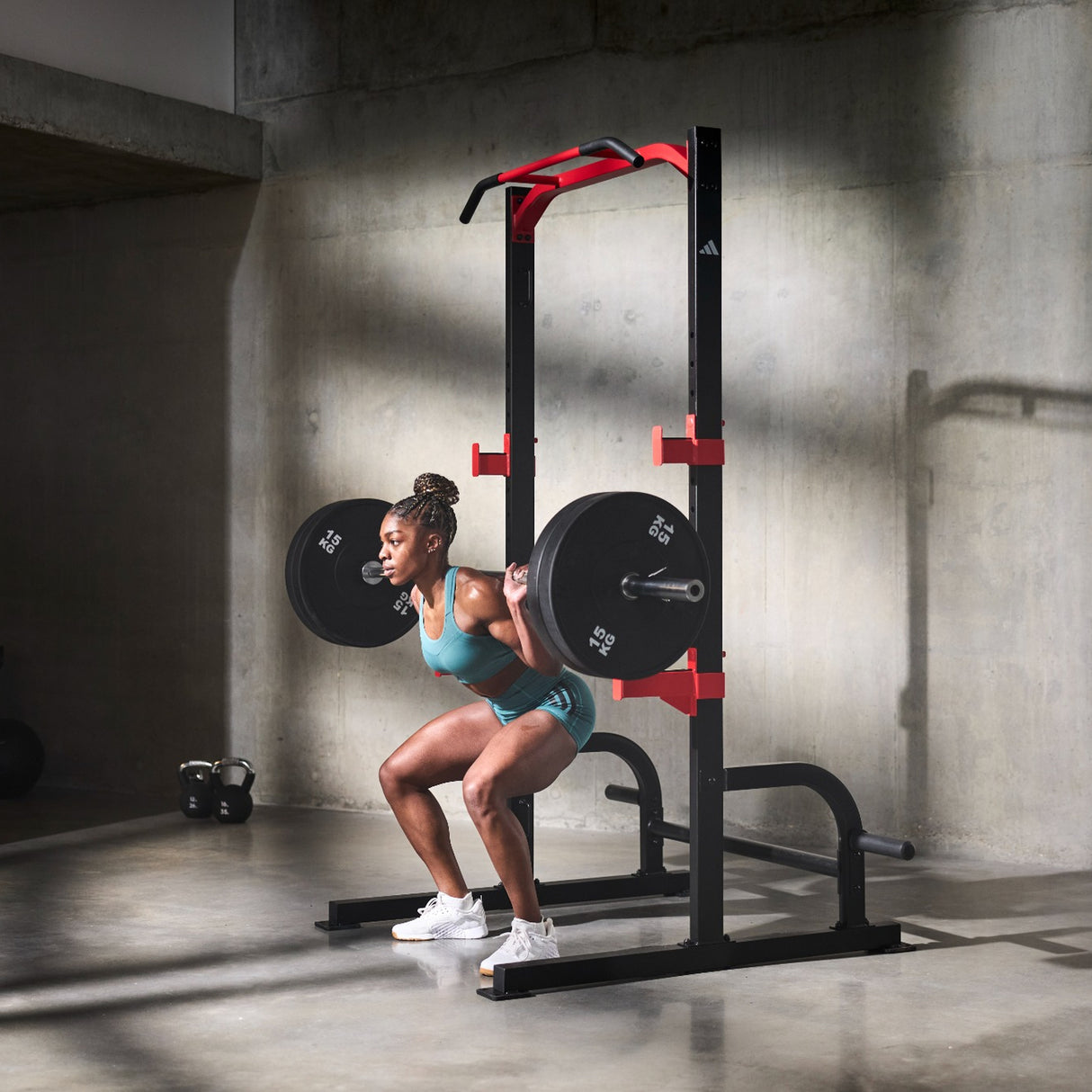 adidas Power Rack Set inkl. Utility Bench 3-in-1 Hantelbank