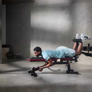 adidas Utility Bench mit Bizeps-Curlpult & Beincurler