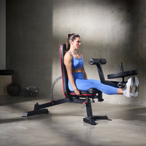 adidas Utility Bench mit Bizeps-Curlpult & Beincurler