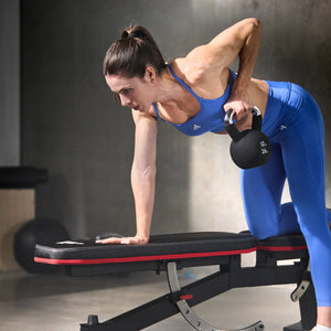 adidas Utility Bench mit Bizeps-Curlpult & Beincurler