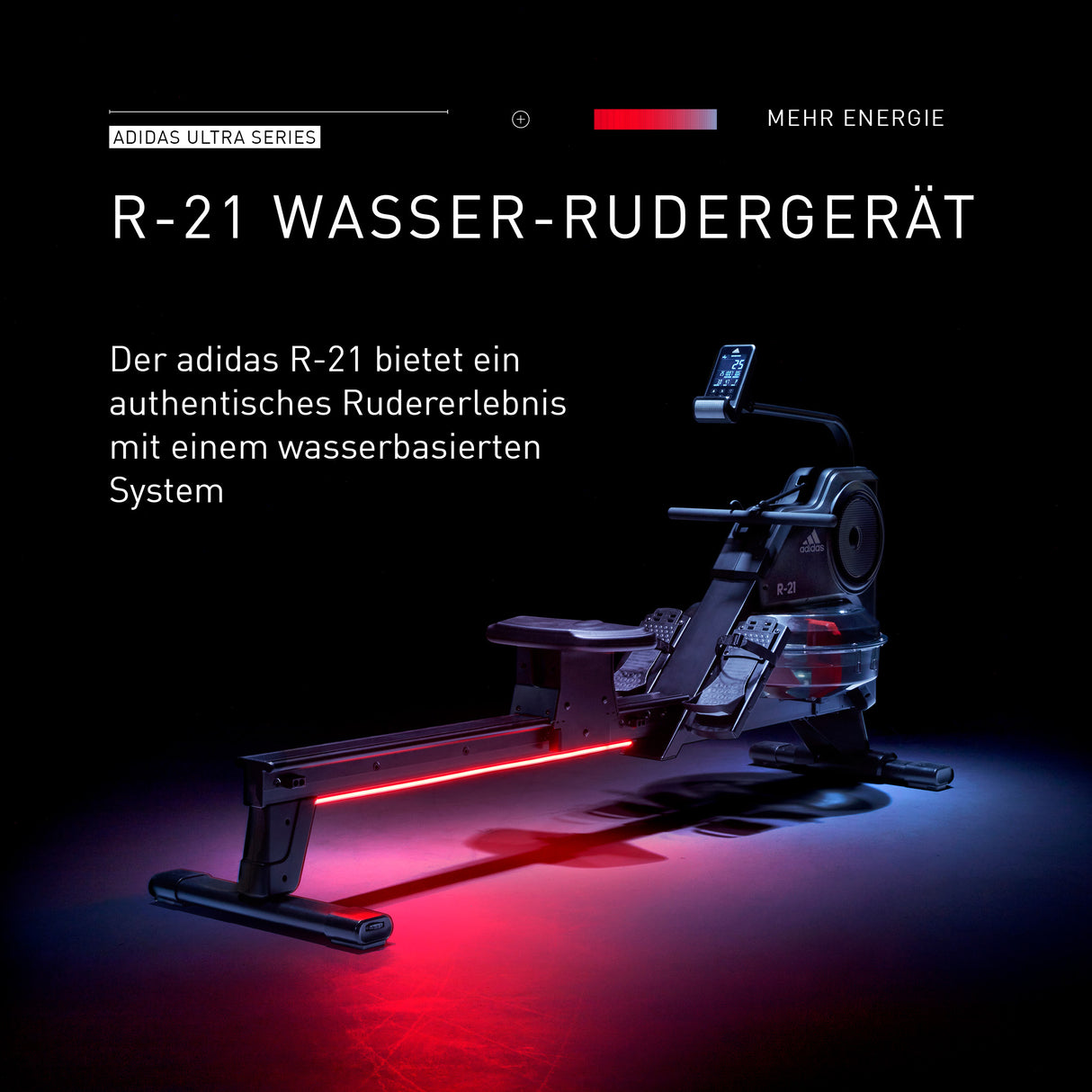 adidas R-21 Water Rower Bluetooth Wasserrudergerät
