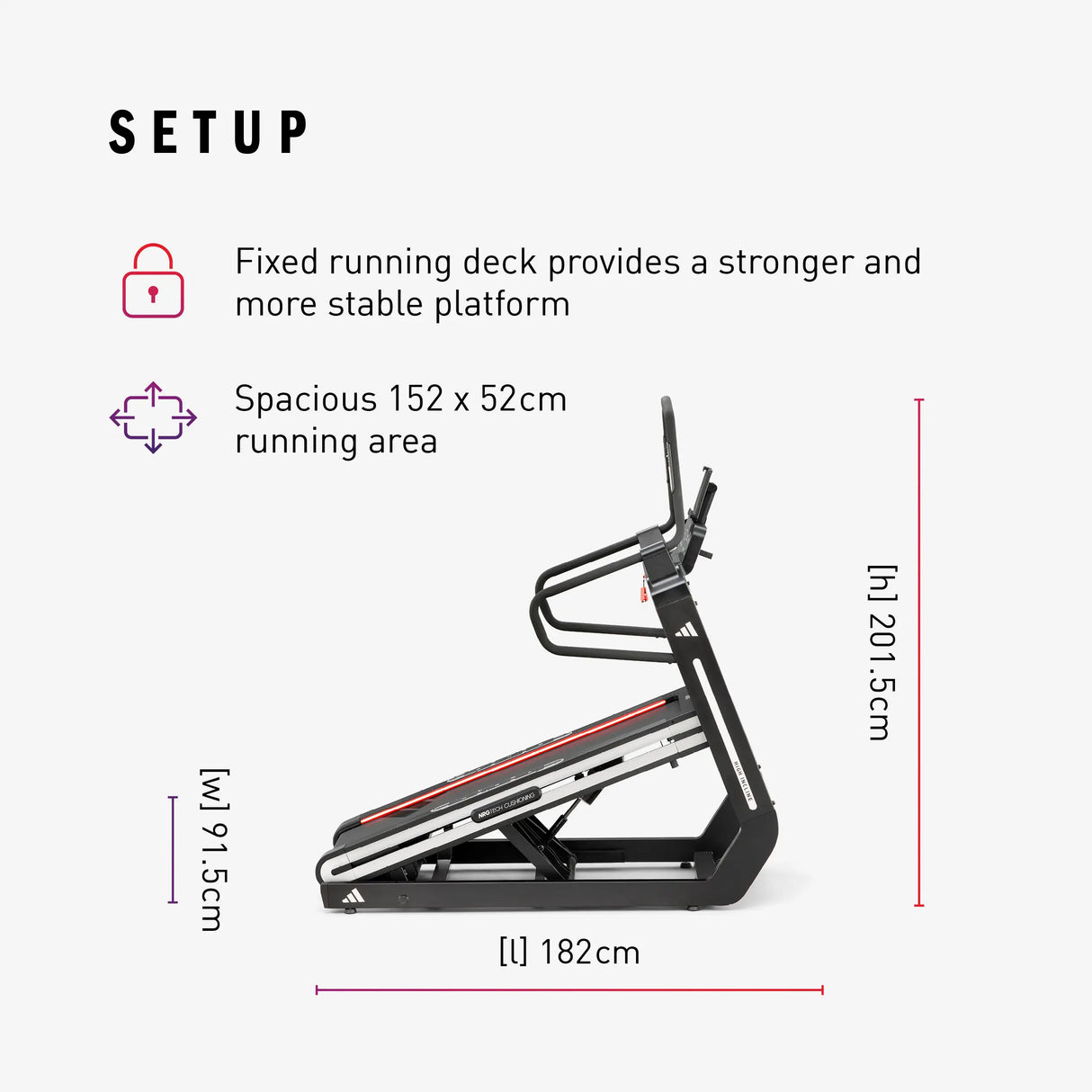 adidas Laufband T-800 Incline