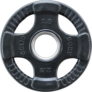 Body-Solid Rubber 4 Grip Olympische Hantelscheiben 1x 2,5kg