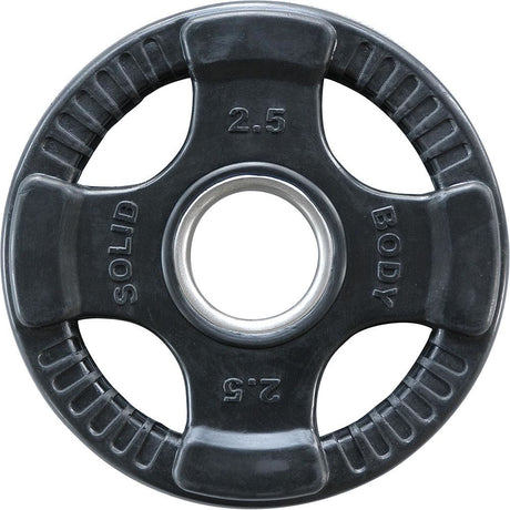 Body-Solid Rubber 4 Grip Olympische Hantelscheiben 1x 2,5kg