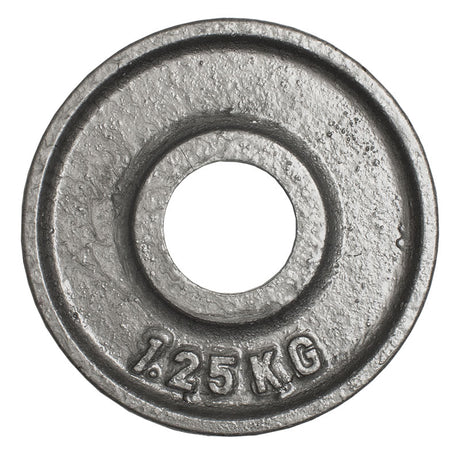 CARDIOfitness Olympia-Hantelscheibe Hammerschlag 50mm 1,25kg