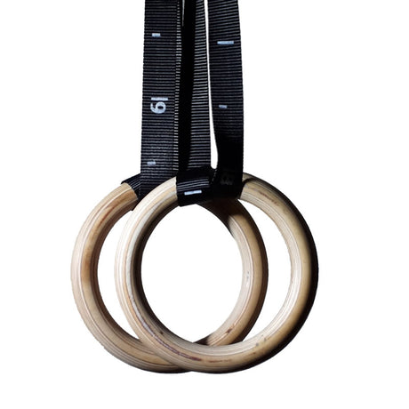 CARDIOfitness Holz-Gymnastikringe