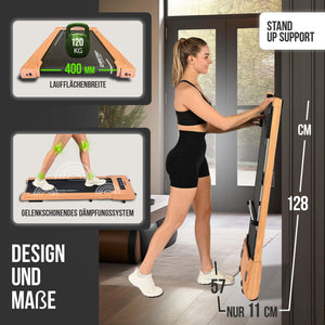 Christopeit Walking Pad 4.2 Holzdesign
