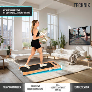 Christopeit Walking Pad 4.2 Holzdesign