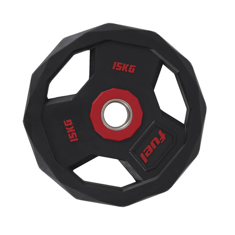 FUEL Fitness Olympia Hantelscheibe Diamond PU 50/51mm 1x 15kg