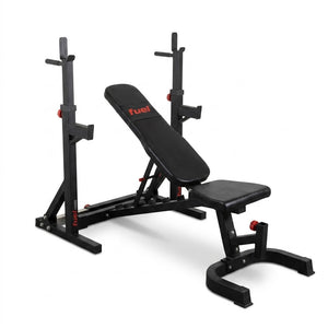 Fuel Fitness Strength-Set HB200 Hantelbank und HR200 Kniebeugeständer