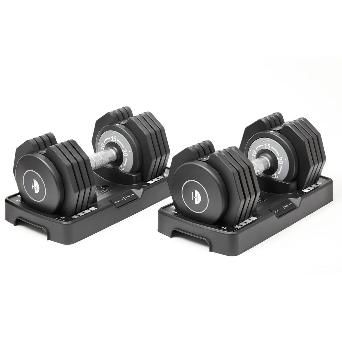 Half Human 2x 10kg verstellbare Hantel Set