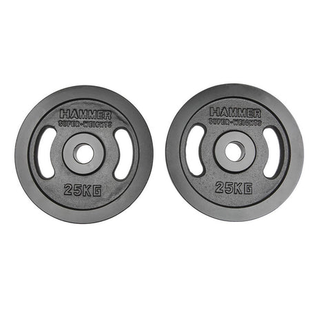 Hammer Olympische Gewichtsscheiben-Paar 2x 25kg