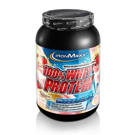 IronMaxx 100% Whey Protein 900g Dose Orange- Maracuja
