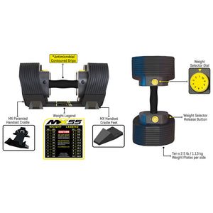 MX Select MX55 verstellbares Kurzhantel-Set