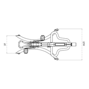 NOHRD Bike Eiche Vintage Fahrradergometer