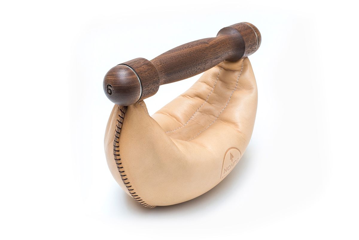 NOHrD Swing Hanteln 1x 4kg Nussbaum