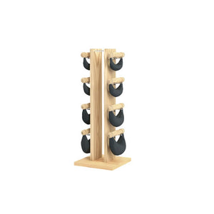 NOHrD Swing Hanteln Komplett-Set Esche je 2x 1, 2, 4, 6kg