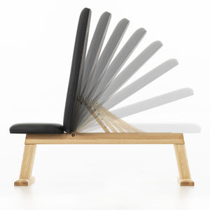 NOHrD WeightBench Club Kunstleder Schwarz