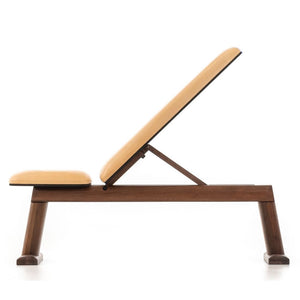 NOHrD WeightBench Nussbaum Echtleder Natur