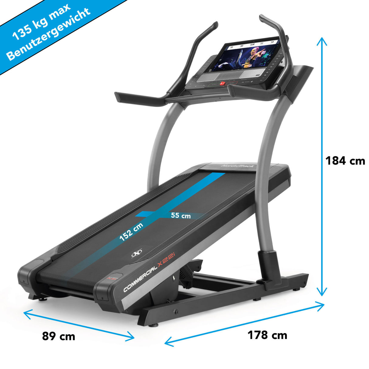 NordicTrack Incline Laufband Commercial x22i
