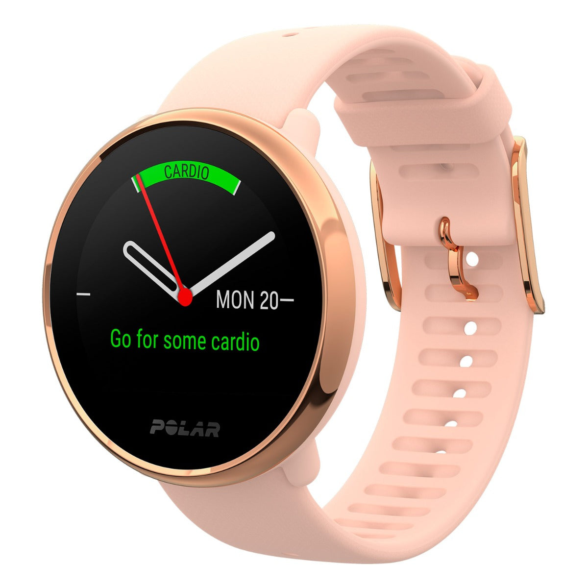 Polar Ignite GPS-Pulsuhr Rosa-Rotgold S
