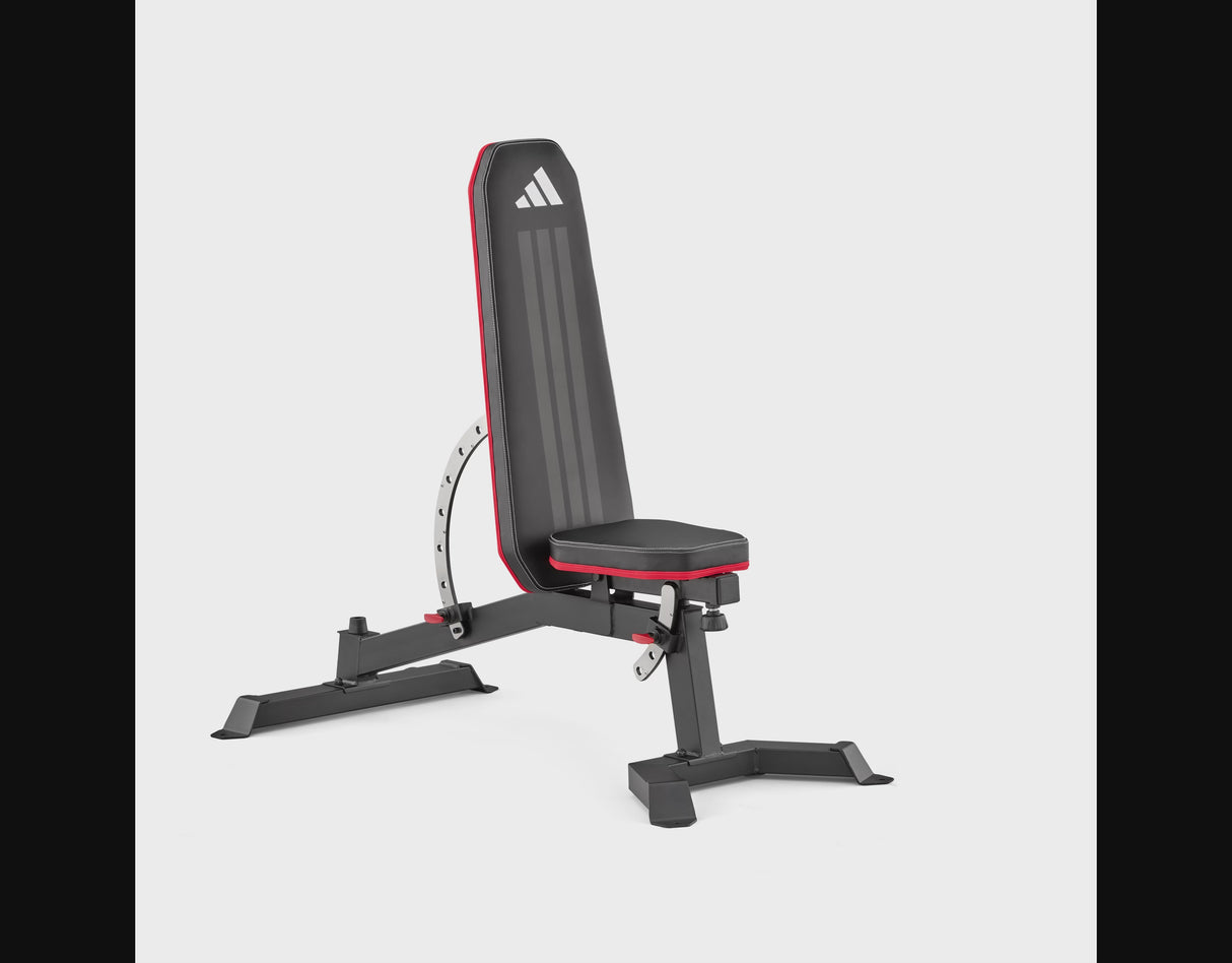 adidas Utility Bench mit Bizeps-Curlpult & Beincurler