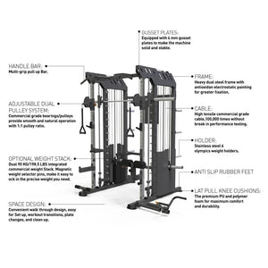 Primal Personal Series Multi Rack System inkl. 2x 90kg Gewichtsblock 