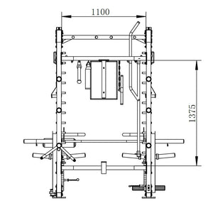 Primal Personal Series Multi Rack System inkl. 2x 90kg Gewichtsblock 